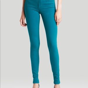 Joe’s Jeans size 29 skinny turquoise jeans EUC